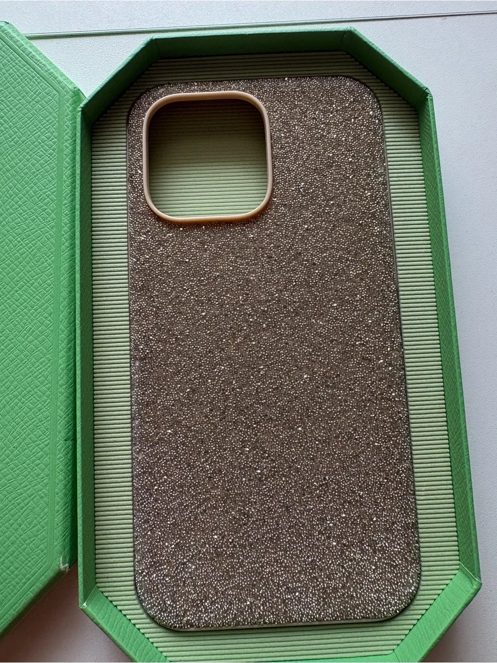 Swarovski Gold Glitter Crystal Phone Case
